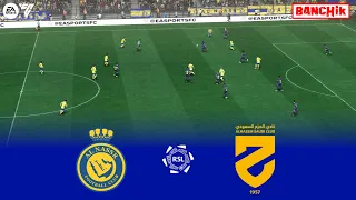 Al Nassr vs Al Hazem - Saudi Pro League 23/24 - Full Match | EA FC 24 Gameplay PC