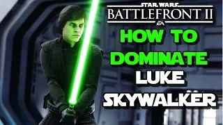 How to Dominate With Luke Skywalker! Star Wars Battlefront 2 Hero Guide Best Star Cards & Tips