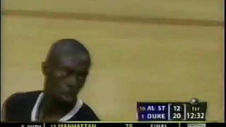 2004 NCAA Tournament Duke vs. Alabama State