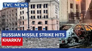 Russian Missile Strike Hits Kharkiv