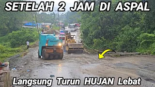 BATU JOMBA TERKINI, Setelah Di Aspal Langsung Turun Hujan #batujomba #batujombaterkini