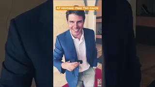 AI Tom Cruise Deepfake (scary real 😱😱😱)