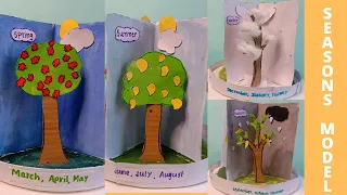 Seasons Project for school | seasons project ideas | seasons project model | School project ideas