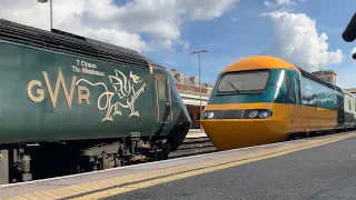 Great 3 tone off 43007 and 43184 INTERCITY CROSSCOUNTRY EXCLUSIVE ON 1E63 To LEEDS departing Exeter