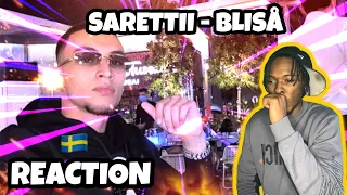 AMERICAN REACTS TO SWEDISH RAP! Sarettii - BLISÅ (ENGLISH LYRICS)