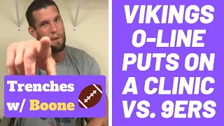 Minnesota Vikings offensive line DOMINATED the 49ers defense