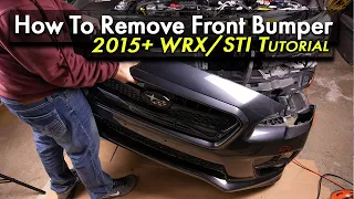 How to Remove 2015+ WRX Front Bumper