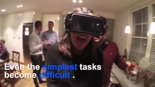 VR Party Game tested at a party