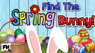 Find The Spring Bunny! 🐇🐰 | Family Spring Game Fitness Edition (Easter)
