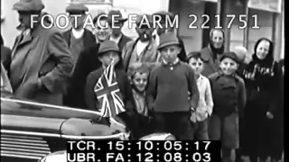 Brits Monitor Evacuation of Czechs from Sudetenland 221751-25 | Footage Farm