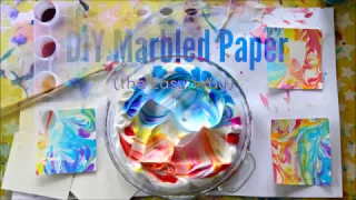 Shaving Cream Marbling