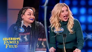 Mrs. Claus is away, so Santa's in bed with this! | Celebrity Family Feud