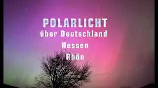 Polarlichter über Deutschland-Hessen-Rhön