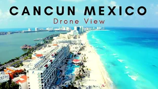 Aerial View of Cancun City Mexico - Drone Footage Cancun Video