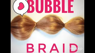 bubble braid / коса пузырики-шарики