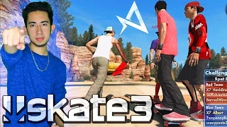 Skate 3 - SPOT BATTLE WITH FANS | X7 Albert