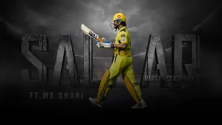 Salaar ft. Dhoni | salar trailar edit dhoni | Salar trailar | dhoni as salaar | salaar 2nd trailar