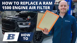 Ram 1500 Engine Air Filter Change DIY (5th Gen 2019-2023)