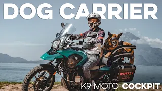 Best motorcycle dog carrier to share the thrill of the ride! | K9 MOTO COCKPIT