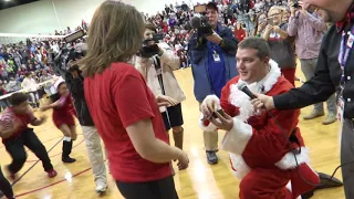 WATCH: Rainbow Lake Middle teacher stunned by surprise proposal