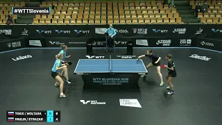 Sara Tokic/Enya Moltara vs Lea Paulin/Katarina Strazar | WTT Contender Laško 2021 | WD | R16