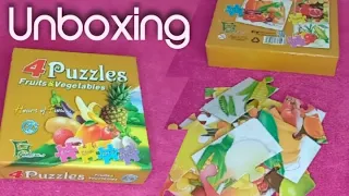 Fruits amd vegetables small puzzles😉😊☺️ || unboxing 😉 @funpuzzle1122