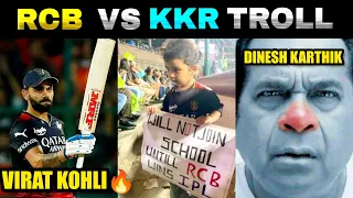 RCB VS KKR TROLLS | VIRAT KOHLI | ROY | RCB VS KKR HIGHLIGHTS | KARIVEPAKU TROLLS