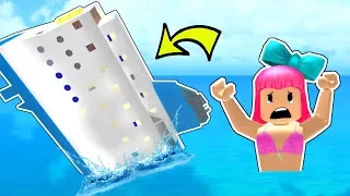 Roblox: SURVIVE THE SINKING SHIP!!!