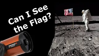 Can I See the Flag On the Moon Through My Telescope #shorts