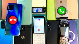 13 Phones Incoming Call iPhones, Samsungs Z fold, Z flip, BB, OPPO,  A14, Xiaomi, Vertu, Qin, iPhone