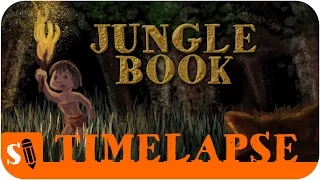 Jungle Book iPad Art Painting with Apple Pencil