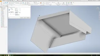 Пример работы с листовым металлом в autodesk inventor 2 (без звука)