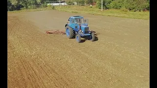 Roller rollers kzk 6, for MTZ 82, repair of the seeder NW 3.6 in the field.