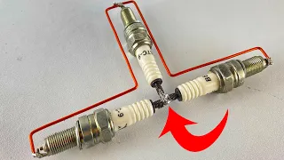 I make free electricity energy 220v self running with spark plug