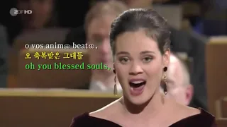 Exsultate Jubilate (W A Mozart)-Soprano Regula Mu"helmann 기뻐하라, 환호하라 (latin, English & Korean sub )