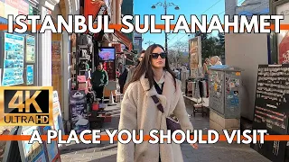 ISTANBUL TURKEY 4K UHD WALKING TOUR VIDEO 2024 SULTANAHMET DISTRICT A PLACE YOU SHOULD VISIT