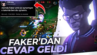 FAKER KENDİSİNE KÖTÜ OYNUYORSUN DİYEN ADAMIN BİLETİNİ KESİYOR | T1 VS DFM ANALİZ