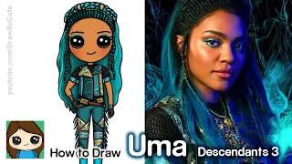 How to Draw Uma | Disney Descendants 3