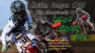 DEEGAN 38 FAMILY RACING / SUPERCROSS 2021 / WINS CHAMPIONSHIP SPRING A DING DING