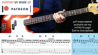 Tom Petty - I Won't Back Down (Bass cover with tabs)