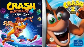 Evolución de crash bandicoot  PlayStation ( 1996 - 2021 ) #Shorts