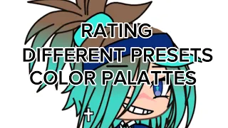 rating diff PRESET** color palettes :3