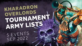 Aethercast - 10 Kharadron Overlords Tournament Lists September 2022