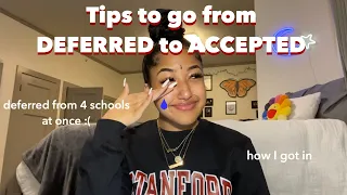 What to do When You're Deferred | 5 Tips to Get Accepted