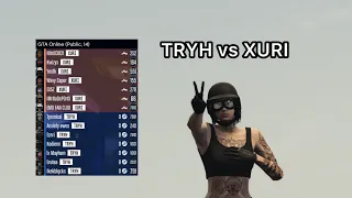 TRYH vs XURI (crew war) Their Crew leader wasn’t even there