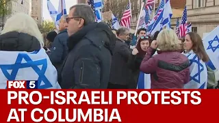 Pro-Israeli protests at Columbia University