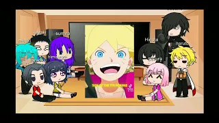 boruto family, sasuke and friends react's boruto