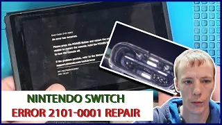 Nintendo Switch Not Charging - Error 2101 0001 And Damaged USB C Port Diagnosis And Repair