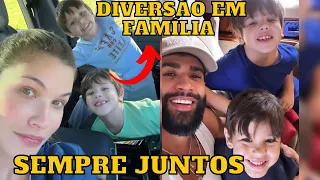 Gusttavo Lima e Andressa Suita se DIVERTEM com os FILHOS na FAZENDA e mostram UNIÃO da FAMÍLIA