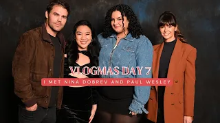 I MET NINA DOBREV AND PAUL WESLEY ⎸ DAY 2 OF THE VAMPIRE DIARIES CONVENTION ⎸VLOGMAS DAY 7